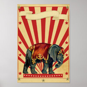 Poster de cirque sur mesure