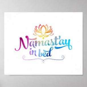 Poster de citation de Namaste Funny