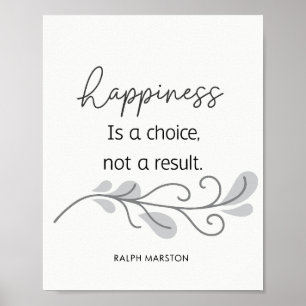 Poster de citation motivationnelle sur le mur de s