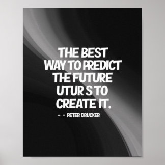 Poster de citation motivationnelle sur le mur de s