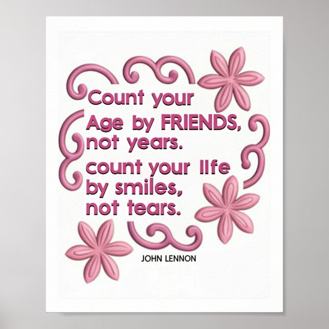 Poster de citation motivationnelle sur le mur de s (Devant)