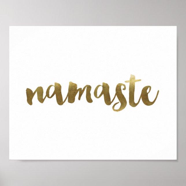 Poster de citation 'namaste' (Devant)