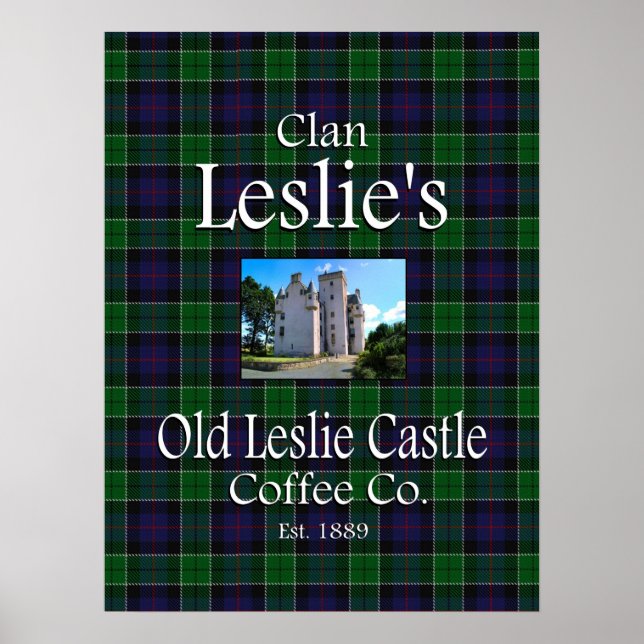 Poster de Clan Leslie Castle Coffee Co. (Devant)
