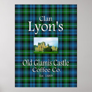 Poster de Clan Lyon's Old Glamis Castle Coffee Co.