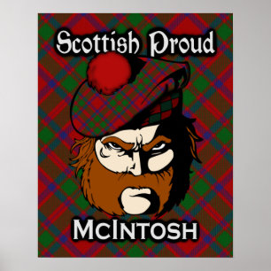 Poster de Clan McIntosh Scottish Tartan