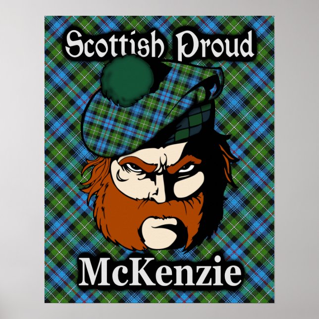 Poster de Clan McKenzie Scottish Tartan (Devant)