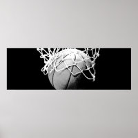 Poster de clôture de basket-ball panoramique