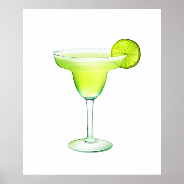 Poster de cocktails Margarita - SRF (Devant)