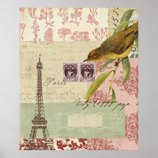 Poster de collage en français
