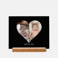 Poster de collage photo en forme de coeur 2