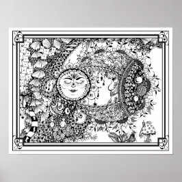 Poster de coloriage "Mme Dee's Moondance"