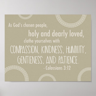 Poster de Colossians 3:12