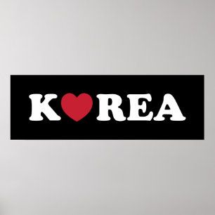Poster de Corée Love Heart