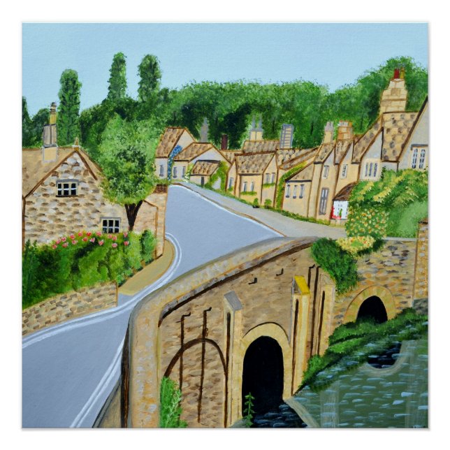 Poster de Cotswold Village Angleterre (Devant)