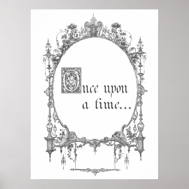 Poster de couverture de livre de conte fée vintage (Devant)