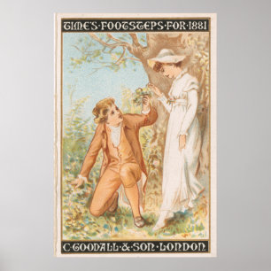 Poster de couverture de l'opinion vintage de Londr