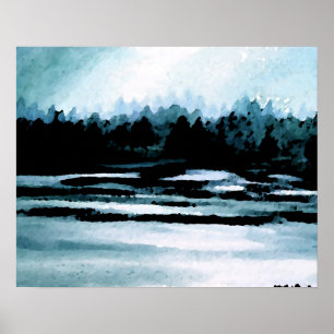 Poster de CricketDiane Ocean - Lake Morning Mist