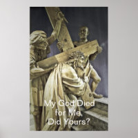 Poster de croix de Jésus-Christ