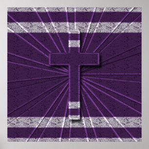 POSTER DE CROIX ÉLÉGANT