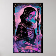 Poster de cuisine de la carte Death Tarot