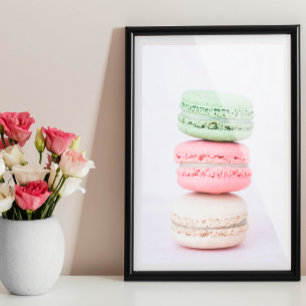 Poster de cuisine de Macarons doux