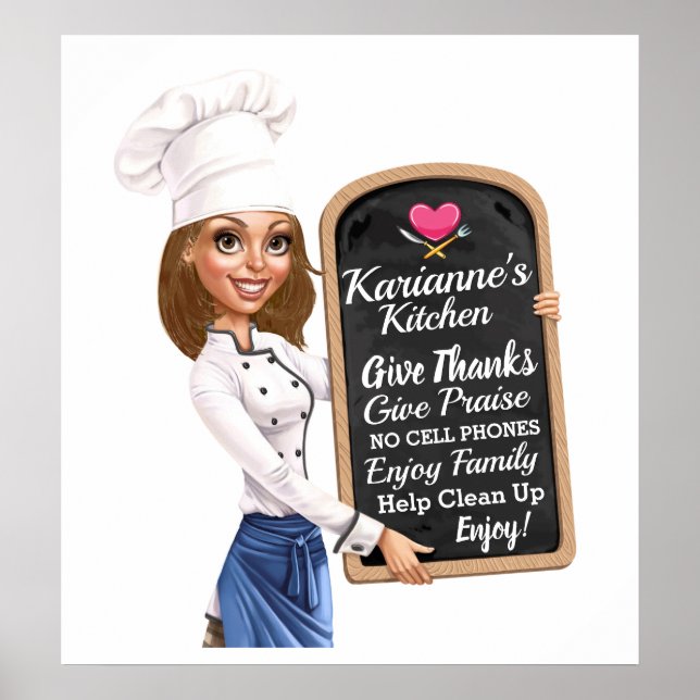 Poster de cuisine de VOTRE / MOM's (Devant)