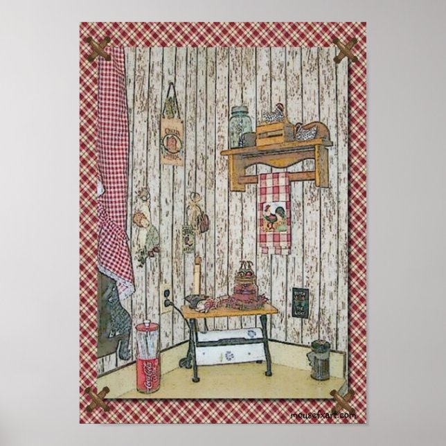 Poster de cuisine du pays (Devant)