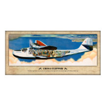 Poster de cuisine M-130 "China Clipper"