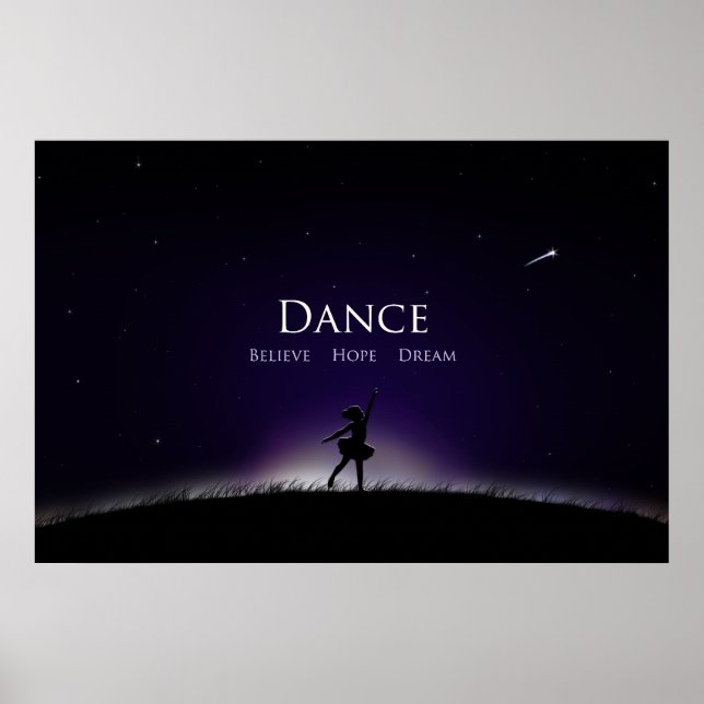 Poster de danse - Dance Believe Hope Dream Balleri (Devant)