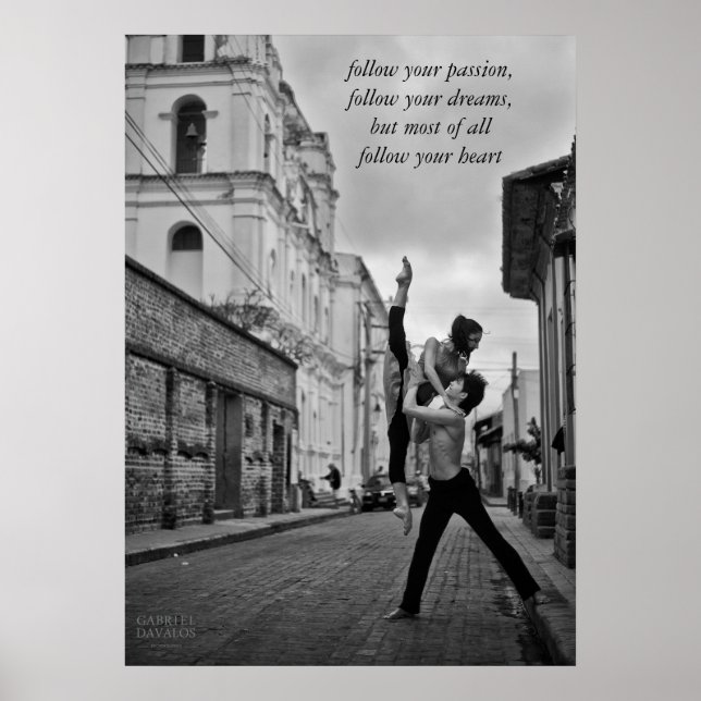 Poster de danse de ballet de Gabriel Davalos (Devant)