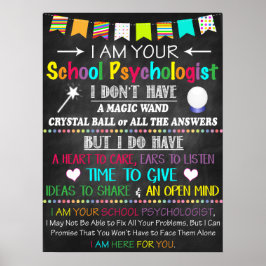 Poster de décoration du bureau des psychologues sc