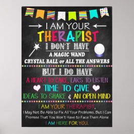 Poster de décoration du bureau du thérapeute magiq