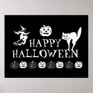 Poster de décoration éffrayante Halloween