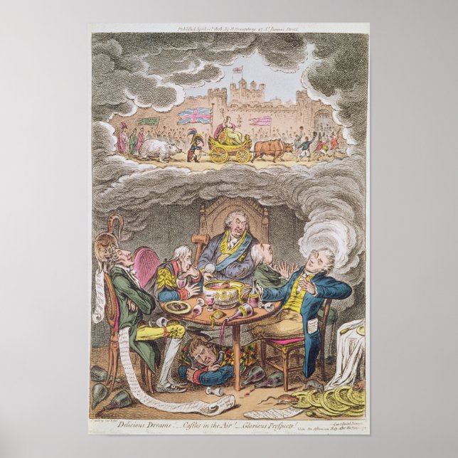 Poster De délicieux rêves ! Les châteaux en l'air ! (Devant)