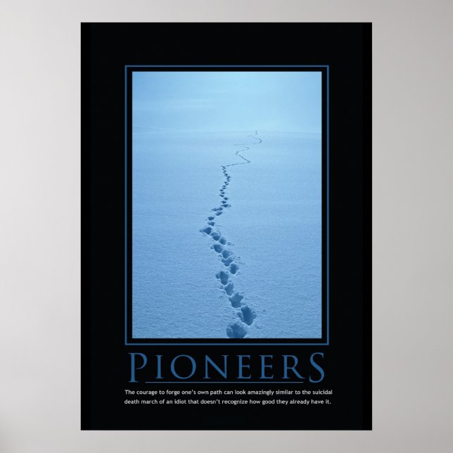 Poster de démonstration des pionniers (Devant)
