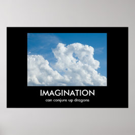Poster de démotivation de l'imagination
