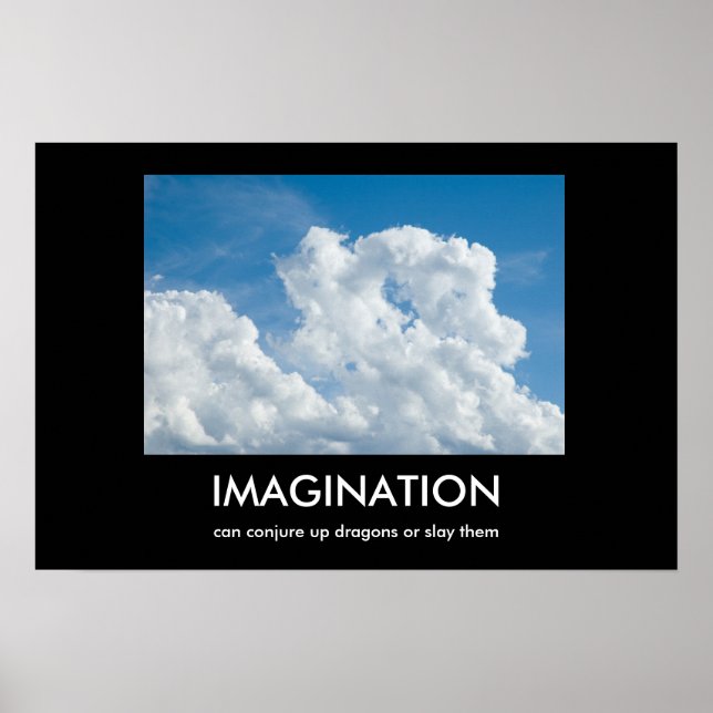 Poster de démotivation de l'imagination (Devant)