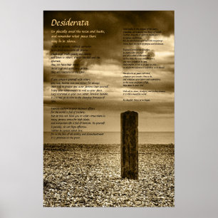 Poster de Desiderata - J'ai le temps