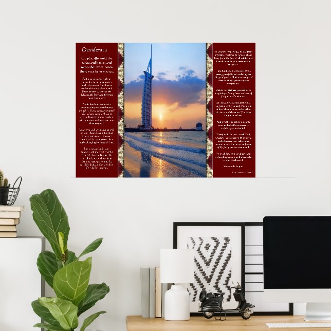 Poster de Desiderata Ocean Sky Scape (Bureau à domicile)