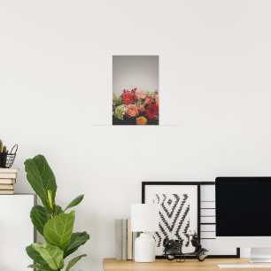 Poster de design de bouquet d'automne