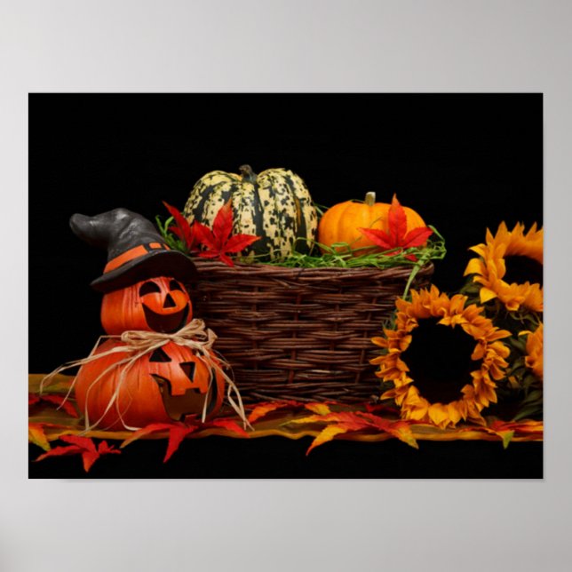 Poster de design pour Halloween foncé (Devant)