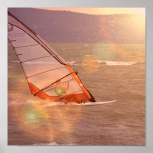 Poster de design Windsurf