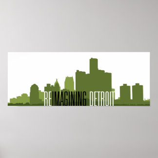 Poster de Detroit (24"x9")