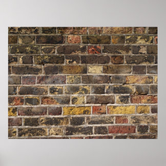 Poster de deux briques jaunes