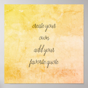 poster de devis ajouter votre propre typographie d