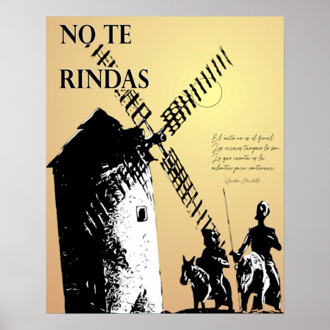 Poster de Don Quijote y los molinos (Devant)