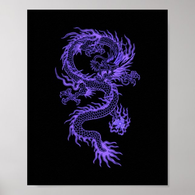 Poster de Dragon Violet (Devant)