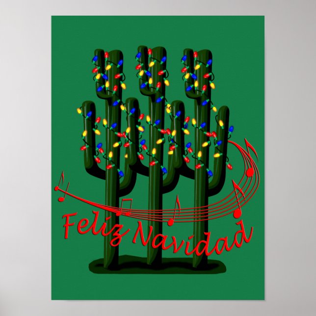 Poster de Feliz Navidad Christmas Fiesta Party (Devant)