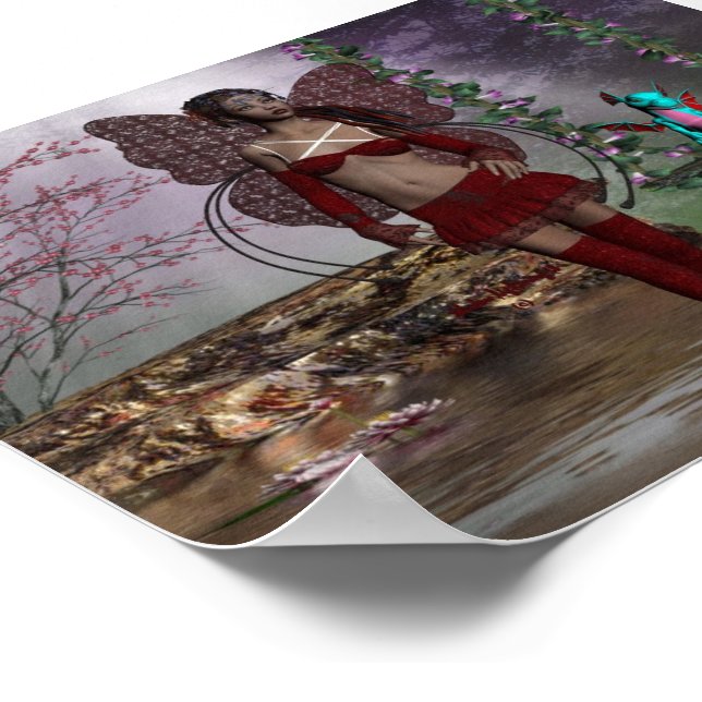 poster de fille fée (Coin)