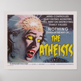 Poster de film anesthésié par les athées (Portfoli